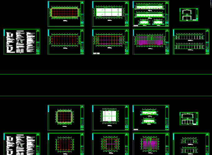 西昌钢结构厂房图纸