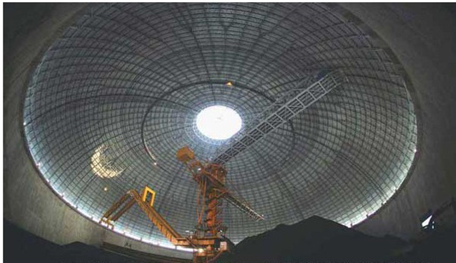 西昌发电厂干煤棚网架