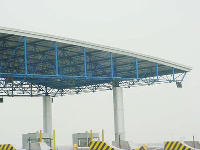 西昌收费站网架工程